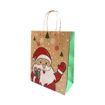 Kit 10 Sacola Santa Claus Presente De Natal 23,5x17x31,5cm - DB Kit 10 Sacola Santa Claus Presente De Natal 23,5x17x31,5cm - DB
