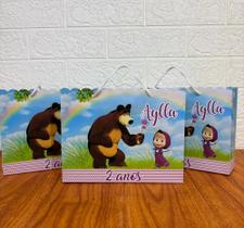 kit 10 sacolinhas personalizadas pegue e monte de festas masha e o urso kit 10 sacolinhas personalizadas pegue e monte de festas masha e o urso