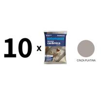 Kit 10 Sacos De Rejunte Cerâmica Votomassa Cinza Platina 1Kg Kit 10 Sacos De Rejunte Cerâmica Votomassa Cinza Platina 1Kg