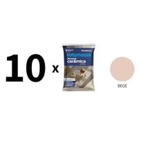 Kit 10 Sacos De Rejunte Flex Votomassa Bege 1 Kg Kit 10 Sacos De Rejunte Flex Votomassa Bege 1 Kg