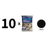 Kit 10 Sacos De Rejunte Flex Votomassa Preto 1 Kg - Votoran