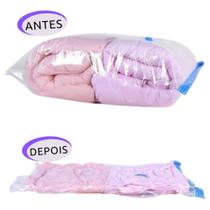 Kit 10 Sacos de roupa a Vácuo Hermético 50x60cm Edredom Toalhas Roupas Viagem Kit 10 Sacos de roupa a Vácuo Hermético 50x60cm Edredom Toalhas Roupas Viagem