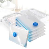 Kit 10 Sacos de roupa a Vácuo Hermético 60x80cm Edredom Toalhas Viagem