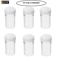 Kit 10 Saleiro de Plástico para Bar Restaurante Cozinha