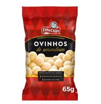 Kit 10 Salgadinho Elma Chips Ovinhos De Amendoim 65g Cada