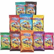Kit 10 Salgados Keleck Sortidos 5x150g e 5x51g Para Lanche Rápido Kit 10 Salgados Keleck Sortidos 5x150g e 5x51g Para Lanche Rápido