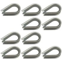 Kit 10 Sapatilhas Leve P/ Cabo Aço 1/4" - Fischer Kit 10 Sapatilhas Leve P/ Cabo Aço 1/4" - Fischer