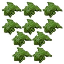 Kit 10 Sapos De Borracha Realista Pegadinha Decoração Susto Kit 10 Sapos De Borracha Realista Pegadinha Decoração Susto