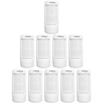 Kit 10 Sensores Alarme Infra Pet 35 Kg Interno Intelbras IVP 5002 PET