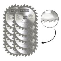 Kit 10 Serras Circular ECO Wídea Dentes de Metal Duro e Resistente 110mm x 20mm Alto Rendimento para Madeira 24 Dentes Kit 10 Serras Circular ECO Wídea Dentes de Metal Duro e Resistente 110mm x 20mm Alto Rendimento para Madeira 24 Dentes
