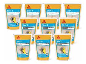 Kit 10 Sika-2 Aditivo Acelerador Veda Concreto Rápido 1 Litro Kit 10 Sika-2 Aditivo Acelerador Veda Concreto Rápido 1 Litro