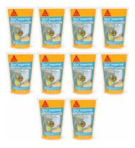 Kit 10 Sika Impermur 1 Litro Sikagard 905w Fundo Preparador