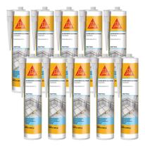 Kit 10 Sikasil Silicone Neutro Para Piscinas 401 Transparente 280ml Kit 10 Sikasil Silicone Neutro Para Piscinas 401 Transparente 280ml