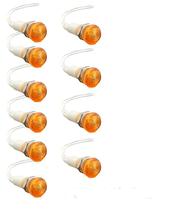 Kit 10 sinaleiro 9mm olho boi 220v amarelo lukma Kit 10 sinaleiro 9mm olho boi 220v amarelo lukma