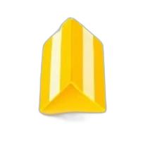 Kit 10 Sinalizadores PS Duplo 70x30mm - Fotoluminescente