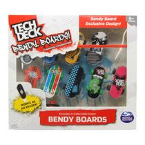 Kit 10 skate de dedo tech deck - bendy boards com rodinhas funcionais Kit 10 skate de dedo tech deck - bendy boards com rodinhas funcionais