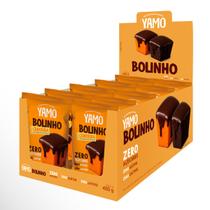 Kit 10 snack bolinho de cenoura com chocolate yamo zero açucar lactose topway 40g