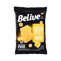 Kit 10 Snack Sem Glúten Sabor Cebola e Queijo 35g - Belive
