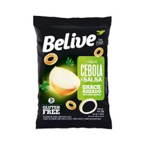 Kit 10 Snack Sem Glúten Sabor Cebola e Salsa 35g - Belive