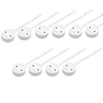 Kit 10 soquete fluor lamp tubular t8 c/ rabicho