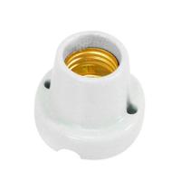 Kit 10 Soquete Lâmpada Teto Fixo De Porcelana Bocal E-27 Kit 10 Soquete Lâmpada Teto Fixo De Porcelana Bocal E-27