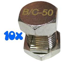 Kit 10 Split Bolt Conector Parafuso Fendido 50mm para Emenda Cabos Kit 10 Split Bolt Conector Parafuso Fendido 50mm para Emenda Cabos