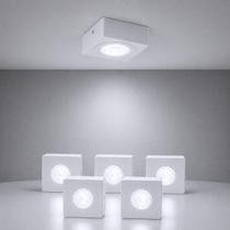 Kit 10 Spot Beiral Led Incluso de teto 6500k Branco Frio Bivolt Quadrado Branco ALUT000673-10 Alut Kit 10 Spot Beiral Led Incluso de teto 6500k Branco Frio Bivolt Quadrado Branco ALUT000673-10 Alut