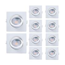 Kit 10 Spot De Led Embutir Alltop Par20 Quadrado 7w Bivolt Taschibra 4000k Luz Neutra Kit 10 Spot De Led Embutir Alltop Par20 Quadrado 7w Bivolt Taschibra 4000k Luz Neutra