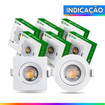Kit 10 Spot LED 5W Direcionável