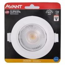 Kit 10 Spot Led Embutir 5w Redondo Direcionável 3000k 6500k