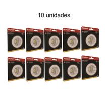 Kit 10 Spot Led Embutir Redondo 3w Direcionável Bivolt 3000k Luz Amarela Avant