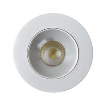 Kit 10 Spot led Embutir Redondo 5w Luz Forte Branca Quente