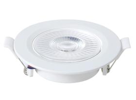 Kit 10 spot led embutir redondo 6w 3000k branco blumenau