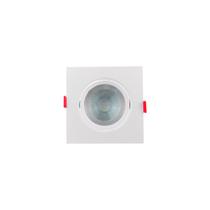 Kit 10 Spot LED Quadrado Direcionável Branco 7W 3500K Bivolt