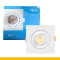 Kit 10 Spot Led Quadrado Embutir 5W MR16 Branco Quente 3000K Kit 10 Spot Led Quadrado Embutir 5W MR16 Branco Quente 3000K