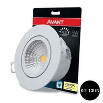 Kit 10 Spot Led Supimpa Redondo 4000k Embutir 5w Avant Kit 10 Spot Led Supimpa Redondo 4000k Embutir 5w Avant