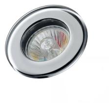 Kit 10 Spot Mini Dicroica Lindo Fixo Embutir Redondo Para Lampada Mr11 Bipino Cromado Startec