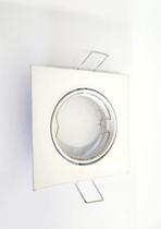 Kit 10 Spot Para Lampada Dicroica Lindo Direncionavel Embutir Quadrado Startec