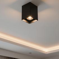 Kit 10 Spot Sobrepor Direcionável + 10 Lâmpada Led Mr16 6,5w Kit 10 Spot Sobrepor Direcionável + 10 Lâmpada Led Mr16 6,5w