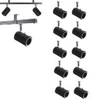 Kit 10 Spot Trilho Perfilado Eletro calha Par20 Bulbo OL8