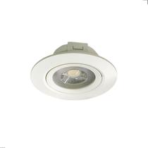 Kit 10 Spots LED Redondo 7W 3500K/6500K Direcionável Branco Bivolt Kit 10 Spots LED Redondo 7W 3500K/6500K Direcionável Branco Bivolt