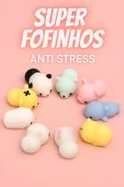 Kit 10 Squishies Squish Muj Fidget Bichinhos Mole De Apertar