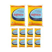 Kit 10 Sulfato De Alumínio Decantador Clarificante 2kg Genco Kit 10 Sulfato De Alumínio Decantador Clarificante 2kg Genco