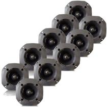 Kit 10 Super Tweeter Profissional Hiken 100 Rms Trio Som
