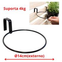 kit 10 Suporte Anel Raiz 14 cm Treliça Para Vaso de Flor Planta horta vertical Auto Irrigável