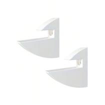 Kit 10 Suporte Bico De Tucano Para Prateleira 15mm Cor Branca ou Preto