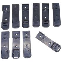 Kit 10 Suporte de Fixação para Trilho Din 35mm em Abs Plástico Multiuso Universal SPTR