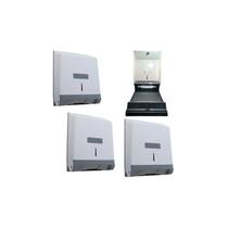 Kit 10 Suporte Dispenser Papel Toalha Branco Parede Jsn Kit 10 Suporte Dispenser Papel Toalha Branco Parede Jsn