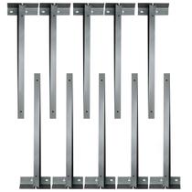 Kit 10 suporte haste concertina 45cm base Kit 10 suporte haste concertina 45cm base