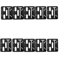 Kit 10 Suporte Mercosul Protetor Moldura De Placa Moto Modelo Universal